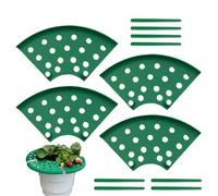 Strawberry Support, 4-Piece Fruit Holder Cradle Stand, Optimized Root Health, Garden Rack Protector for Growing Strawberries, Potted Plants, Roses, and Outdoor, 6.89x3.54 inches