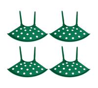 Strawberry Support, 4 Piece Garden Cradle Stand, 6.89x3.54 inches Fruit Growing Holder Rack, Plant Protector Cage for Outdoor Gardening, Potted Planter, Lawn Flowers, Roses, Vegetables