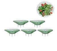 Strawberry Supports | Balcony Planting Rack | Plant Support Stand Strawberry Growing Racks |10pcs Reusable Multipurpose Growing Frame Holder Cage, Ideal for Keeping Your Garden Strawberries Clean A