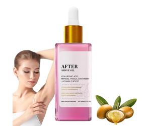 Strawberry Vanilla After Shave Oil for Smooth Skin,Truly After Shave Oil,Truly Soft Serve After Shave Oil, Vanilla Perfume Oil, Prevent Ingrown Hairs and Dryness