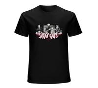 Stray Cats Photo Collage T-Shirt Mens Tee Shirt Size L