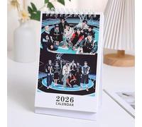 Stray-K KARMA Desk Calendar 2026 K-Pop Hwang Hyun Jin Felix Table Calendar pour Stay New Year Holiday (E)