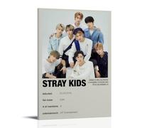 Stray Kids All Team Poster Peinture décorative sur toile Art mural pour salon, chambre à coucher, art mural, impression d'image moderne, décoration de salle familiale, 40 x 60 cm