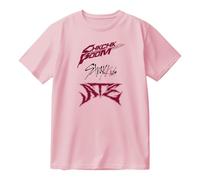 Stray Kids Ate Chk Chk Boom T-shirt Dominate World Tour T-shirt à manches courtes en coton pour femme et homme, rose, XXS