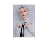 Stray Kids Boy Group Lee Felix Poster Peinture décorative sur toile Art mural pour salon, chambre à coucher, art mural, impression d'image moderne, décoration de salle familiale, 30 x 45 cm