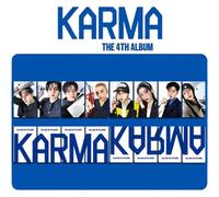 Stray-kids Carte à collectionner « Karma » SK-Z Carte photo porte-bonheur Carte aléatoire Carte de séjour photo (SKZ 1)