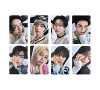 Stray-kids Carte à collectionner SK-Z Carte à collectionner « Karma » double face Carte lomo Carte d'idole (événement hors ligne MD)