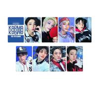 Stray-kids Carte à collectionner SK-Z « Karma » double face Carte à collectionner Lomo Carte d'idole (Accord)