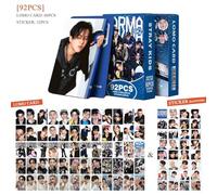 Stray-kids Carte à collectionner SKZ Star Card "Karms" Carte à collectionner double face Carte lomo (STA 1)