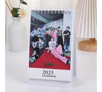 Stray Kids JJAM Desk Calendar 2025 K-Pop Hwang Hyun Jin Felix Table Calendar pour New Year Holiday