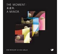 Stray Kids Kim Woojin The Moment : 1er mini album aléatoire Ver CD + 1 poster pliant 80 p + 1 carte photo + 1 autocollant + suivi