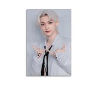 Stray Kids Lee Felix Poster sur toile pour chambre, salon, étude, esthétique et décoration, style sans cadre, 30 x 45 cm