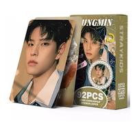 Stray Kids Lot de 92 cartes photo creuses pour enfants Stray Kids Lomo - Cadeau pour enfants errants garçons et filles (Kim Seung-min)