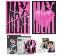 Stray Kids - MAXI DENT (Standard Ver. / Random) Photobook + CD-R + Lyrics Paper + Photocards + Face Sticker + 2 Pin Badges + 5 Extra Photocards Official K-POP Sealed Album