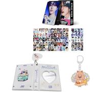 Stray-kids Merch Lot de 60 cartes photos personnelles 32 autocollants pour album classeur livre porte-clés « Stay » (Han)