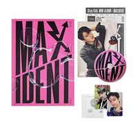 STRAY KIDS - Mini Album [MAXIDENT] (T-CRUSH Ver.) Photobook + CD-R + Lyrics Paper + Photocards + Mini Poster + Face Sticker + 1 Clear Potocard Frame