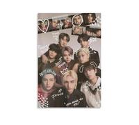 Stray Kids Peinture à l'huile avancée avec fonctions imperméables, anti-salissure et anti-décoloration adaptées pour la décoration dans les salons, chambres et bureaux, et peuvent être accrochées à