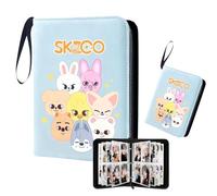 Stray kids photocard, SKZ Skzoo Album de cartes à feuilles mobiles avec des dessins animés mignons - 400 pochettes -Photocards stray kids Holder, Exclusif SKZ STAY Merch, Cadeau pour Fans de STAY