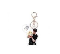 Stray-kids Porte-clés en acrylique SK-ZOO Pendentif Hyunjin Porte-clés Stay FELIX Porte-clés Stray-Kids 5ème anniversaire Porte-clés Karma, Bangchan, 5-6cm