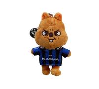 Stray-Kids Porte-clés en peluche 10 cm Série Karma SK-Zoo Porte-clés « Stay » mignon porte-clés pendentif, Han, 10cm