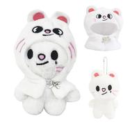 Stray Kids Porte-clés en peluche, Série Skzoo Porte-clés en peluche, Stray-Kids Plushdoll Porte Clés, Skzoo Poupée Peluche, Strays Kidss Skzoo adorable pendentif, pour les fans de Stray Kids (D)