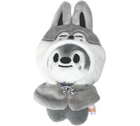 Stray Kids Porte-clés en peluche « STAY » SKZoo Porte-clés 10 cm mignon porte-clés pendentif pour les fans (Wolf Chan)