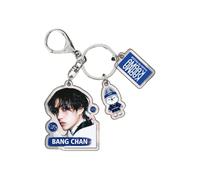 Stray-kids Porte-clés Karma Porte-clés SK-Z en acrylique, Bang Chan, 5.5cm