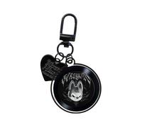 Stray-kids Porte-clés SK-ZOO Porte-clés APT disque vinyle Porte-clés "Karma" Acrylique, Wolf.chan, 4cm