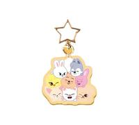 Stray-kids Porte-clés SK-Zoo Porte-clés SK-Z Porte-clés Acrylique Cartoon Cute Keychain "Karma" Stay, 20, 5-6cm