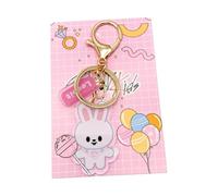 Stray-kids Porte-clés SK-ZOO SK-Z 5'Clock Key Ring Stay Karma Porte-clés acrylique, Leebit, 5cm