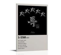 Stray Kids Poster 5 étoiles esthétique sur toile pour chambre à coucher, salon, décoration familiale moderne, salle de bain, style paysage, 60 x 90 cm