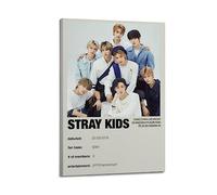 Stray Kids Poster de profil Skz Poster Kpop Poster Stray Kids All Group Members Poster mural rétro esthétique décoration de chambre pour décoration de maison et de bureau 20 x 30 cm