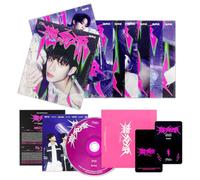 STRAY KIDS - Rock-STAR (POSTCARD Ver. - RANDOM) Out Box + Postcard Set + CD-R + Lyrics Paper + Mini Folded Poster + Photocard + 1 Hologram Photocard