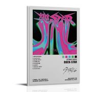 Stray Kids Rock-Star Poster HD sur toile pour salon, chambre à coucher, bureau, décoration artistique créative cadeau