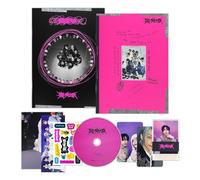 Stray Kids - -Rock-STAR (Strandard - Random Ver.) Photobook + CD-R + Photocard + Panorama Mini Poster + Unit Photocard + Sticker + 2 Pin Badges + 5 Extra Photocards