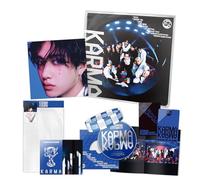 STRAY KIDS - Stray-Kids - The 4th Album [KARMA] (KARMA Ver.) Photo Cover Set + Outsleeve + CD-R + Photobook + Clear Binder + 2 Pin Badges + 5 Extra Photocards