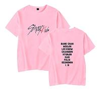 Stray Kids T-Shirt StrayKids Bang Chan Chanbin Hyunjin Han Felix Seungmin Unisexe T-Shirts Unisexe Looser Shirts D'été en Coton à Manches Courtes Chemiser