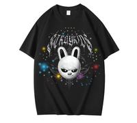 Stray Kids T-Shirt StrayKids Coton Chemisier Unisexe Skzoo SKZ Karma Tshirt Bang Chan Chanbin Lee Know Hyunjin Han Felix Seungmin I.N Fans Top à Manches Courtes Looser à col Rond