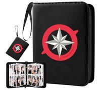 Stray - Photocard Binder SKZ - Noir - Album de 400 cartes à collectionner - 400 pochettes -Photocards Holder Cadeaux Kpop Merch pour STAY