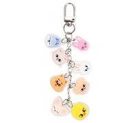 Stray Porte-clés dessin animé Skzoo, porte-clés Stray avec 1 autocollant SKZ 3D et 2 Photocard SKZ, article de fan de Stray Coffret cadeau pour Stay