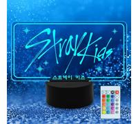 Stray Veilleuse, Lumière LED Stray, Lampe à Télécommande Intelligente SKZ 16 Couleur, Cadeaux de Noël Kpop pour STAY