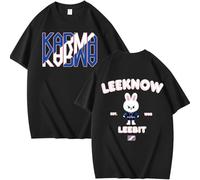 StrayKids T-Shirt StrayKidz Coton Chemisier Unisexe Skzoo SKZ Karma Tshirt Bang Chan Chanbin Lee Know Hyunjin Han Felix Seungmin I.N Fans Top à Manches Courtes Looser à col Rond
