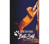 Streach you Best Self: "Dark Mode" Squared Grid Notebook, fot cats lover. Unleash Your Potential and Focus on Your Next Breakthrough.