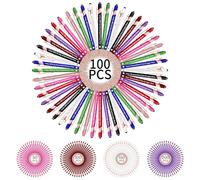 STREADVE 100 Stylo Personnalisé avec Prénom Logo Stylo Personnalisable Cadeau pour Mariage Maîtresse Évènement Merci Anniversaire Collegue, Gravure Laser Haute Qualité