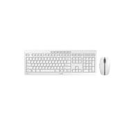 STREAM DESKTOP RECHARGE - Ensemble clavier et souris - sans fil - 2.4 GHz - QWERTY - US avec le symbole de l'euro - commutateur : CHERRY SX - gris