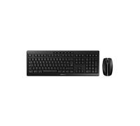 STREAM DESKTOP RECHARGE - Ensemble clavier et souris sans fil premium rechargeable avec cryptage AES-128 - Noir