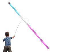 Stream Fishing Rod - Canne à pêche Ultra légère en Fibre de Carbone - 40 cm - Mini mât à Main avec pêche pour - Barre d'alimentation Ultra légère - Poissons d'eau Douce
