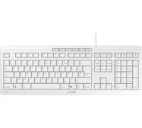 Stream Keyboard, Clavier Filaire, Layout Français(Azerty), Frappe Silencieuse, Sensation De Frappe Unique, Design Plat, Blanc Grisé[ZHB1511]