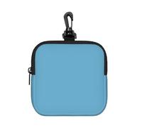 Stream Stone Pochette carrée à fermeture éclair avec impression intégrale, imperméable, légère et durable pour pièces de monnaie, cartes, clés, pour voyage et usage quotidien