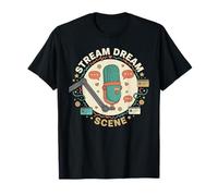 Streamer Enthusiast Dream Broadcast Scene Internet T-Shirt